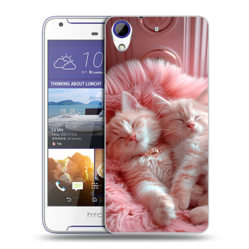 Пластиковый чехол на HTC Desire 830 с принтом котята котики Пластиковый чехол на HTC Desire 830 с принтом котята котики