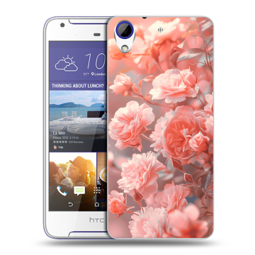 Пластиковый чехол на HTC Desire 830 с принтом Розы цветы