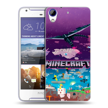 Пластиковый чехол на HTC Desire 830 с принтом Майнкрафт Minecraft Пластиковый чехол на HTC Desire 830 с принтом Майнкрафт Minecraft