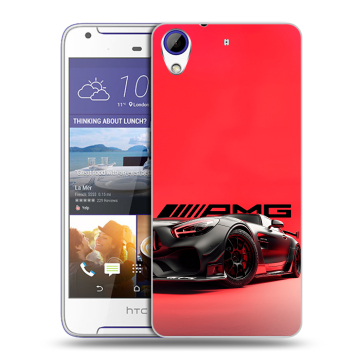 Пластиковый чехол на HTC Desire 830 с принтом Мерседес Mercedes AMG