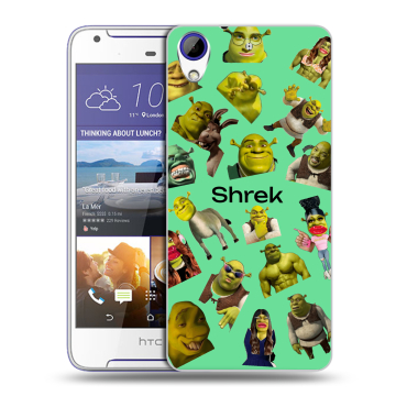 Пластиковый чехол на HTC Desire 830 с принтом Шрек Shrek