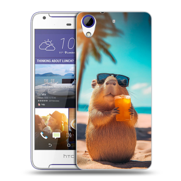 Пластиковый чехол на HTC Desire 830 с принтом Капибара Пластиковый чехол на HTC Desire 830 с принтом Капибара