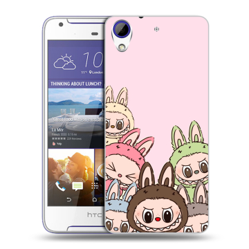 Пластиковый чехол на HTC Desire 830 с принтом Лабубу