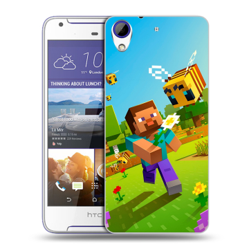 Пластиковый чехол на HTC Desire 830 с принтом Майнкрафт Minecraft Пластиковый чехол на HTC Desire 830 с принтом Майнкрафт Minecraft