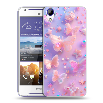 Пластиковый чехол на HTC Desire 830 с принтом Бабочки Пластиковый чехол на HTC Desire 830 с принтом Бабочки