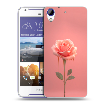 Пластиковый чехол на HTC Desire 830 с принтом Розовая роза