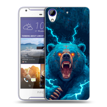 Пластиковый чехол на HTC Desire 830 с принтом Медведь
