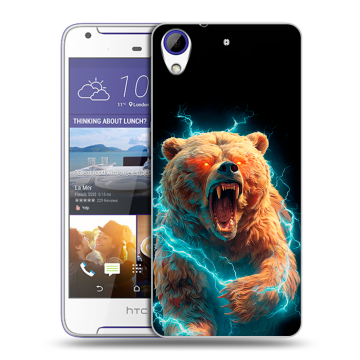 Пластиковый чехол на HTC Desire 830 с принтом Медведь