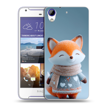 Пластиковый чехол на HTC Desire 830 с принтом Лиса