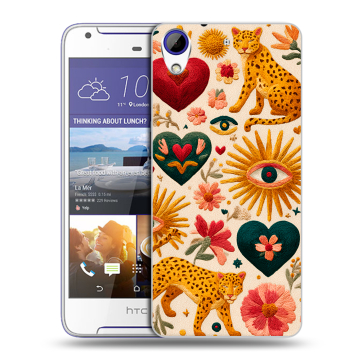 Пластиковый чехол на HTC Desire 830 с принтом Модный принт