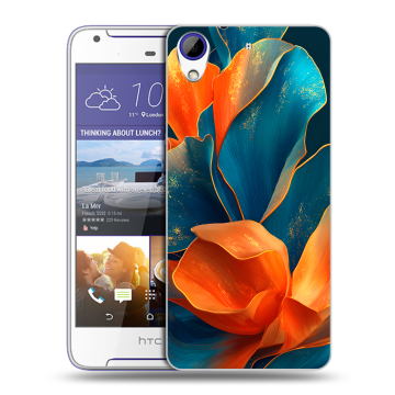 Пластиковый чехол на HTC Desire 830 с принтом Цветы