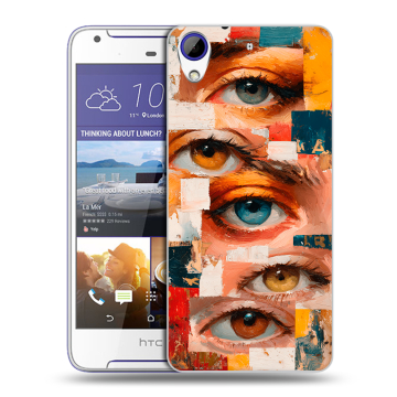 Пластиковый чехол на HTC Desire 830 с принтом Модный принт