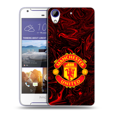 Пластиковый чехол на HTC Desire 830 с принтом Manchester United
