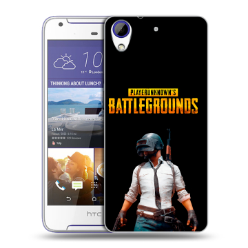 Пластиковый чехол на HTC Desire 830 с принтом PUGB ПАГБ