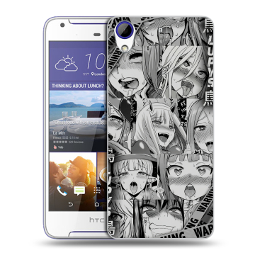 Пластиковый чехол на HTC Desire 830 с принтом Ahegao Ахегао Аниме