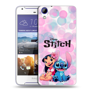 Пластиковый чехол на HTC Desire 830 с принтом Лило и Стич