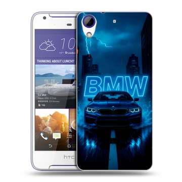 Пластиковый чехол на HTC Desire 830 с принтом BMW БМВ