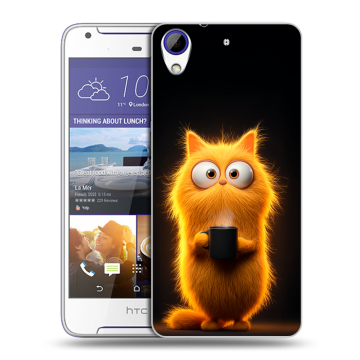 Пластиковый чехол на HTC Desire 830 с принтом Смешной кот Пластиковый чехол на HTC Desire 830 с принтом Смешной кот