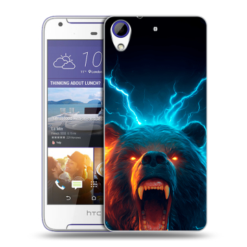 Пластиковый чехол на HTC Desire 830 с принтом Медведь