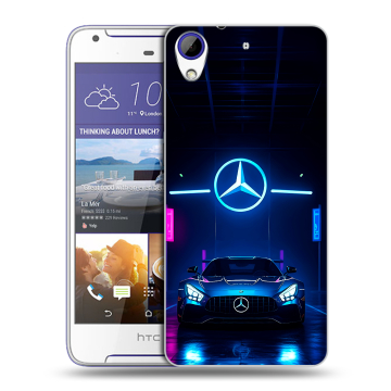Пластиковый чехол на HTC Desire 830 с принтом Mercedes Мерседес