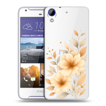Пластиковый чехол на HTC Desire 830 с принтом для девушки