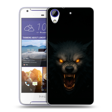 Пластиковый чехол на HTC Desire 830 с принтом Волк