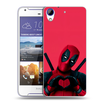 Пластиковый чехол на HTC Desire 830 с принтом Дедпул Deadpool