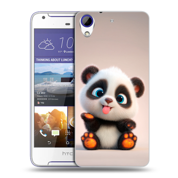 Пластиковый чехол на HTC Desire 830 с принтом милая панда Пластиковый чехол на HTC Desire 830 с принтом милая панда