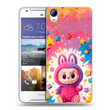 Пластиковый чехол на HTC Desire 830 с принтом Labubu Лабубу