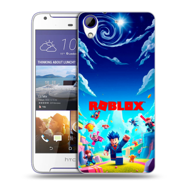 Пластиковый чехол на HTC Desire 830 с принтом Roblox Роблокс