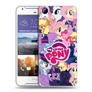 Пластиковый чехол на HTC Desire 830 с принтом My little pony Дружба чудо