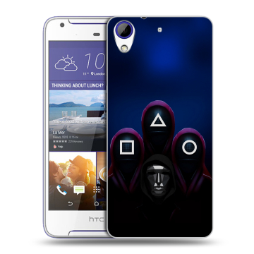 Пластиковый чехол на HTC Desire 830 с принтом Игра Кальмара