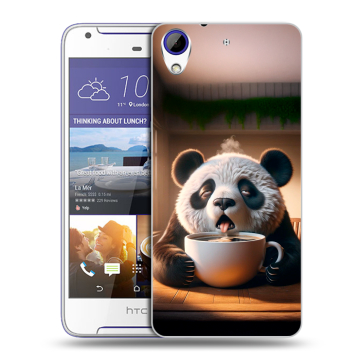 Пластиковый чехол на HTC Desire 830 с принтом смешная панда Пластиковый чехол на HTC Desire 830 с принтом смешная панда