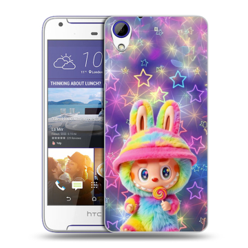 Пластиковый чехол на HTC Desire 830 с принтом Labubu Лабубу