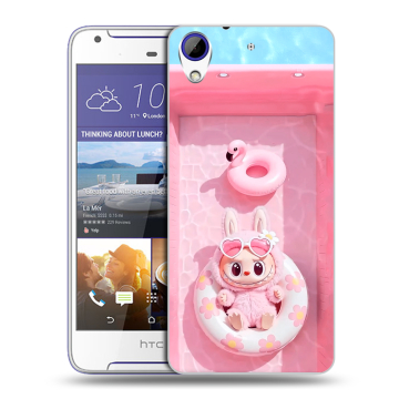 Пластиковый чехол на HTC Desire 830 с принтом Labubu Лабубу