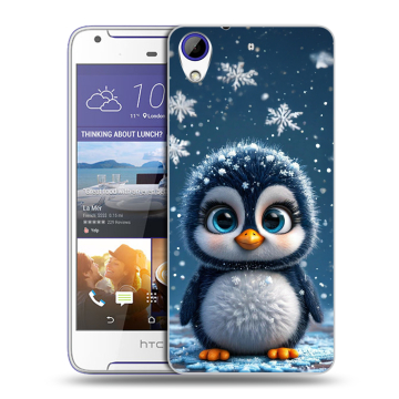 Пластиковый чехол на HTC Desire 830 с принтом Новый год