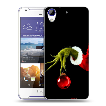 Пластиковый чехол на HTC Desire 830 с принтом Новый год Гринч