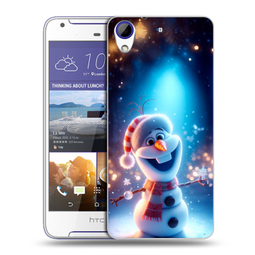 Пластиковый чехол на HTC Desire 830 с принтом Новый год