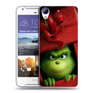 Пластиковый чехол на HTC Desire 830 с принтом Новый год