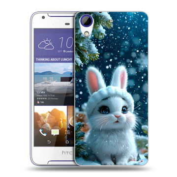 Пластиковый чехол на HTC Desire 830 с принтом Новый год