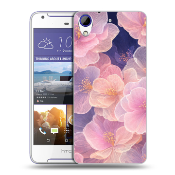 Пластиковый чехол на HTC Desire 830 с принтом женский