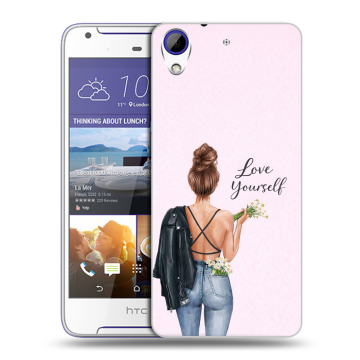 Пластиковый чехол на HTC Desire 830 с принтом женский Пластиковый чехол на HTC Desire 830 с принтом женский