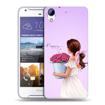 Пластиковый чехол на HTC Desire 830 с принтом женский Пластиковый чехол на HTC Desire 830 с принтом женский