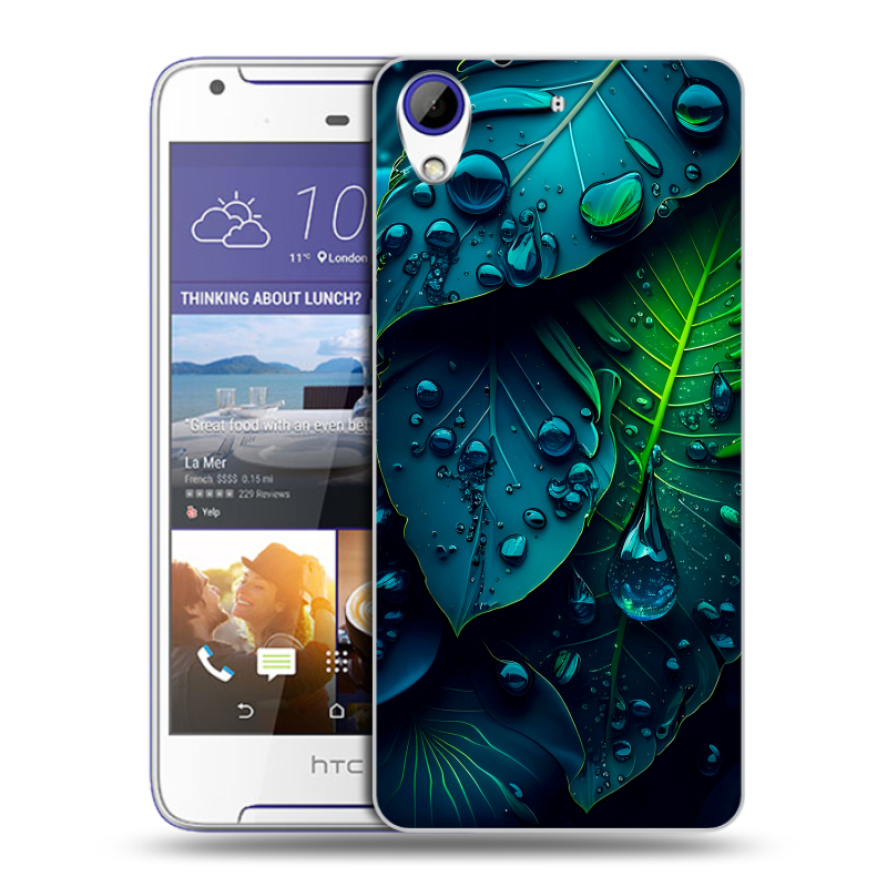 Пластиковый чехол на HTC Desire 830 с принтом Листья Пластиковый чехол на HTC Desire 830 с принтом Листья