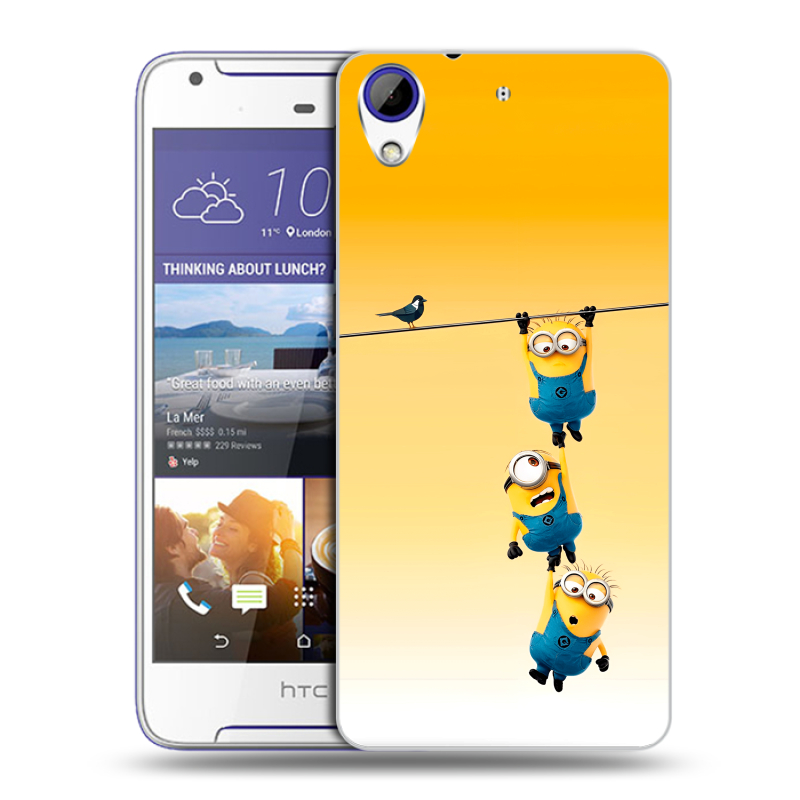 Пластиковый чехол на HTC Desire 830 с принтом Миньоны Пластиковый чехол на HTC Desire 830 с принтом Миньоны