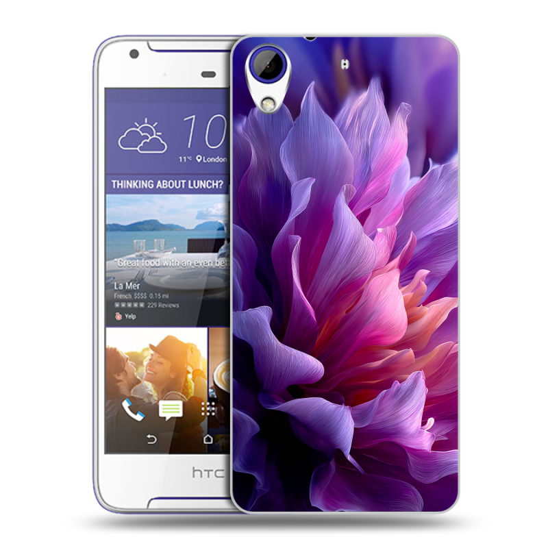 Пластиковый чехол на HTC Desire 830 с принтом женский цветы Пластиковый чехол на HTC Desire 830 с принтом женский цветы
