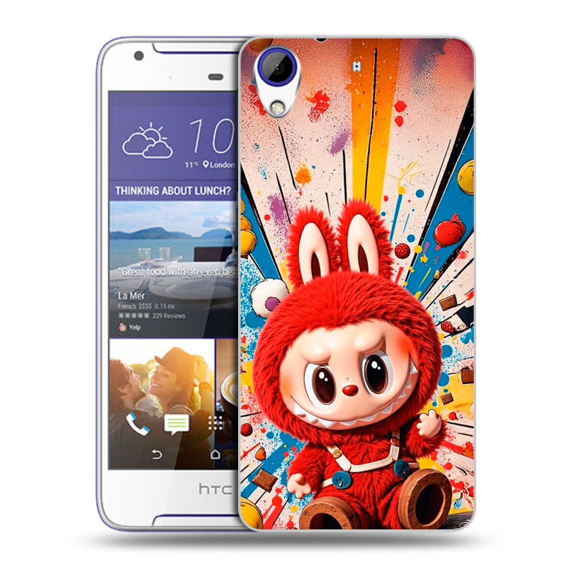 Пластиковый чехол на HTC Desire 830 с принтом Labubu Лабубу Пластиковый чехол на HTC Desire 830 с принтом Labubu Лабубу