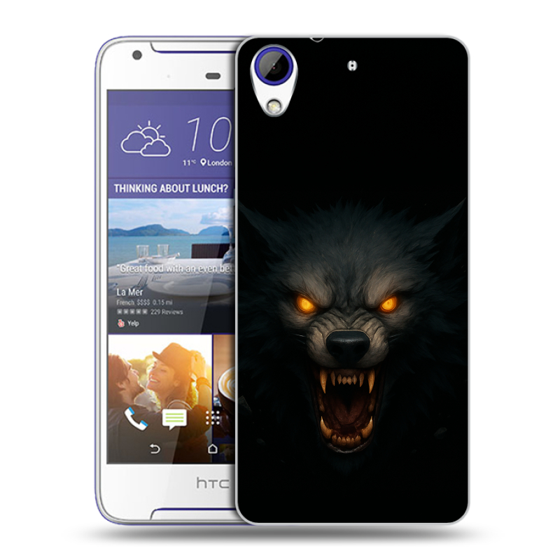 Пластиковый чехол на HTC Desire 830 с принтом Волк Пластиковый чехол на HTC Desire 830 с принтом Волк
