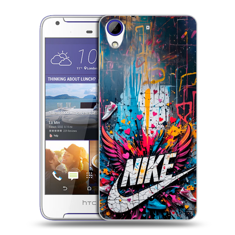 Пластиковый чехол на HTC Desire 830 с принтом Nike Найк Пластиковый чехол на HTC Desire 830 с принтом Nike Найк