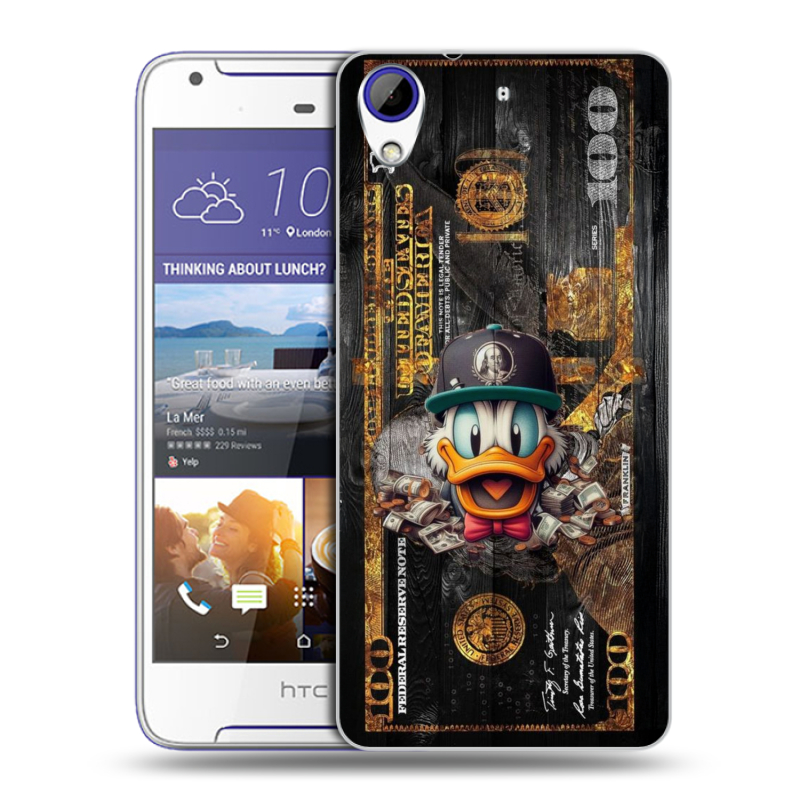 Пластиковый чехол на HTC Desire 830 с принтом Дональд Дак Доллар Пластиковый чехол на HTC Desire 830 с принтом Дональд Дак Доллар
